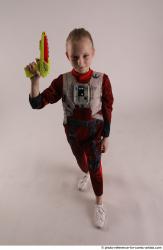 DENISA PILOT STANDING POSE WITH GUN 5